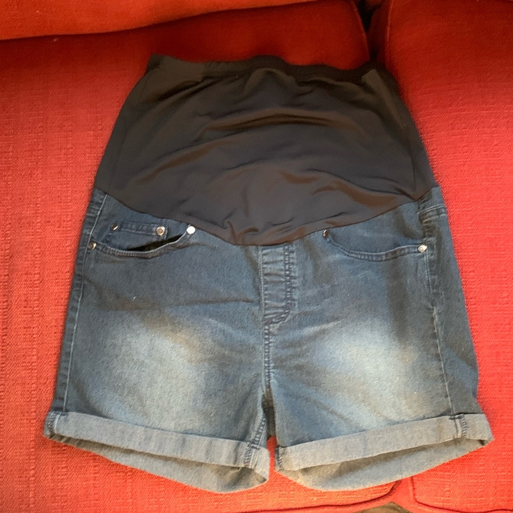 Maternity shorts blue Jean